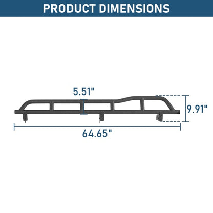 Tube Slider Rocker Guards w/ Kick-Out For 1996-2002 Toyota 4Runner Models - Ultralisk4x4