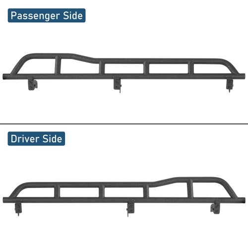 Tube Slider Rocker Guards w/ Kick-Out For 1996-2002 Toyota 4Runner Models - Ultralisk4x4