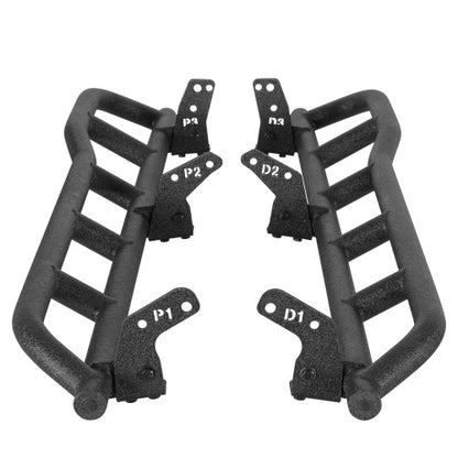 Tube Slider Rocker Guards w/ Kick-Out For 1996-2002 Toyota 4Runner Models - Ultralisk4x4