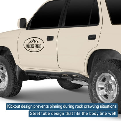 Tube Slider Rocker Guards w/ Kick-Out For 1996-2002 Toyota 4Runner Models - Ultralisk4x4