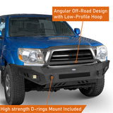 Tacoma Front Bumper Full Width Front Bumper w/Winch Plate for 2005-2011 Toyota Tacoma - Ultralisk 4x4  b4025s 6