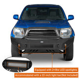 Tacoma Front Bumper Full Width Front Bumper w/Winch Plate for 2005-2011 Toyota Tacoma - Ultralisk 4x4  b4025s 7