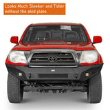 Tacoma Front Bumper Full Width Front Bumper w/Winch Plate for 2005-2011 Toyota Tacoma - Ultralisk 4x4  b4025s 9