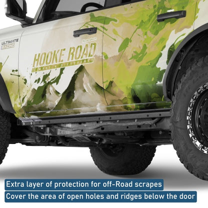 Pinch Weld Cover Kit For 21-26 Ford Bronco 4-Door & Raptor (Excluding Bronco Sport) - Ultralisk4x4