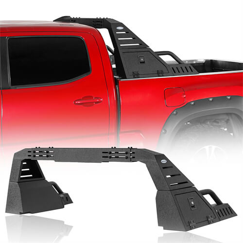 Adjustable Roll Bar For 05-24 Toyota Tacoma | 19-24 Ford Ranger | 15-24 GMC Canyon | 15-24 Chevrolet Colorado - Ultralisk4x4-u9911s-1