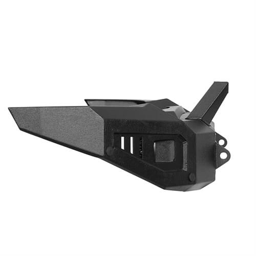 Aftermarket Full-Width Front Bumper w/ Winch Plate & LED Spotlights For 2020-2023 GMC Sierra 2500HD/3500HD - Ultralisk4x4