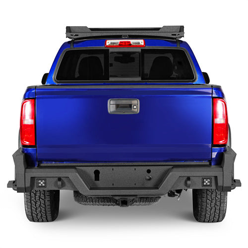 Aftermarket Rear Bumper w/ Bedside Slider Steps For 2015-2022 Chevy Colorado & GMC Canyon(Excluding ZR2 Models) - Ultralisk4x4