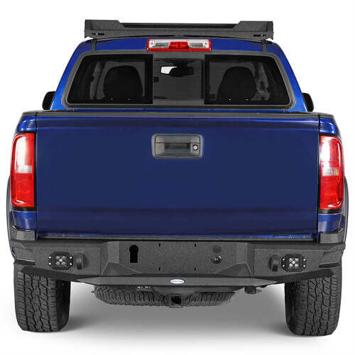 Aftermarket Rear Bumper For 2015-2022 Chevy Colorado GMC Canyon - Ultralisk4x4-u9110s-2