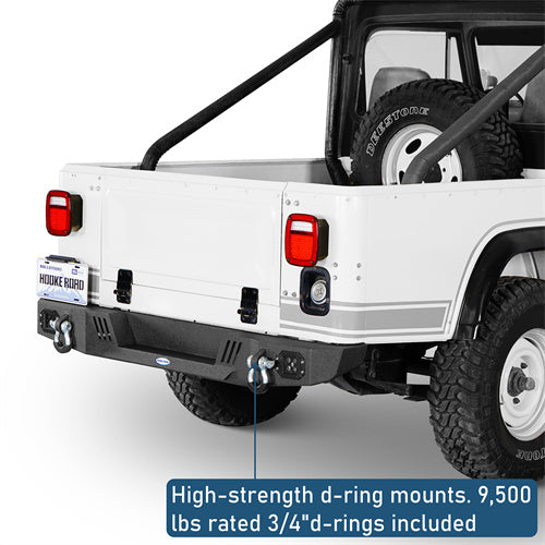Aftermarket Rear Bumper For 1976-1986 Jeep CJ-5 CJ-7 CJ-8 Scrambler - Ultralisk4x4-u1082-6
