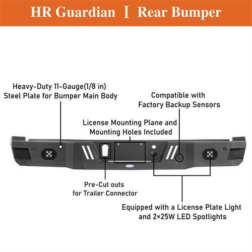 Front Bumper Off-Road For 2018-2020 Ford F-150 - Ultralisk4x4 u8260-4