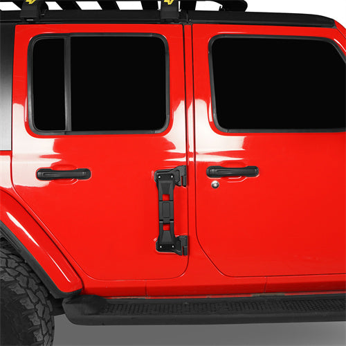 Aluminum Door Hinge Steps Pack of 2 For 2007-2024 Jeep Wrangler JK & JL - Ultralisk4x4