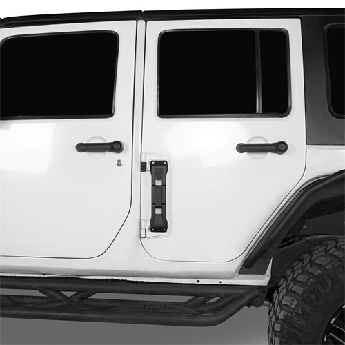 Aluminum Door Hinge Steps Pack of 2 For 2007-2024 Jeep Wrangler JK & JL - Ultralisk4x4