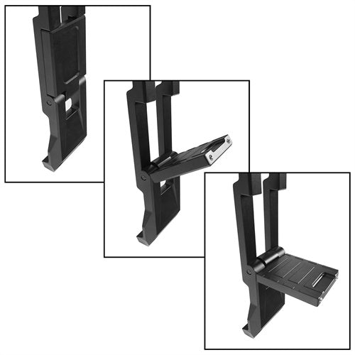 Aluminum Door Hinge Steps Pack of 2 For 2007-2024 Jeep Wrangler JK & JL - Ultralisk4x4