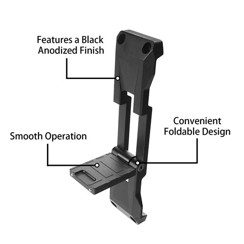 Aluminum Door Hinge Steps Pack of 2 For 2007-2024 Jeep Wrangler JK & JL - Ultralisk4x4