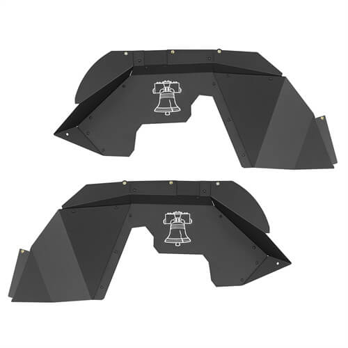 Aluminum Front Inner Fender Liners For 2007-2018 Jeep Wrangler JK - Ultralisk4x4-u2115s-3