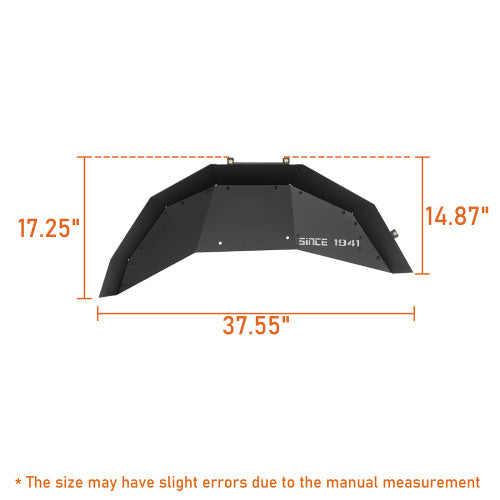 Aluminum Front & Rear Inner Fender Liners For 2018-2025 Jeep Wrangler JL - Ultralisk4x4