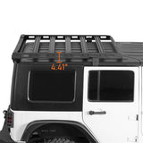2007-2018 Jeep Wrangler JK Aluminum Roof Top Cargo Rack For Hard Top 2/4 Doors - Ultralisk4x4 ul2078 11