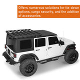 2007-2018 Jeep Wrangler JK Aluminum Roof Top Cargo Rack For Hard Top 2/4 Doors - Ultralisk4x4 ul2078 14