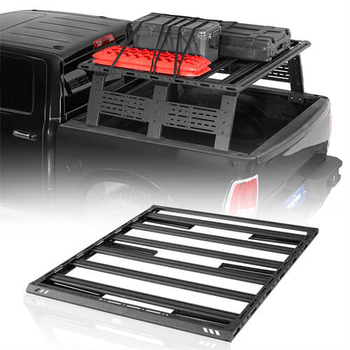 Cap Rack Platform Rack Truck Bed Cargo Carrier For Full-Size Trucks Ford F-150 | Ram 1500 | Chevy Silverado 1500| GMC Sierra 1500 | Toyota Tundra - Ultralisk4x4