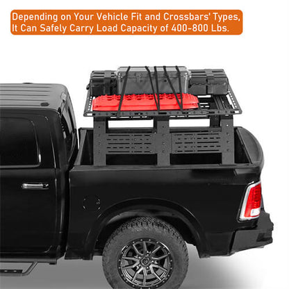 Cap Rack Platform Rack Truck Bed Cargo Carrier For Full-Size Trucks Ford F-150 | Ram 1500 | Chevy Silverado 1500| GMC Sierra 1500 | Toyota Tundra - Ultralisk4x4