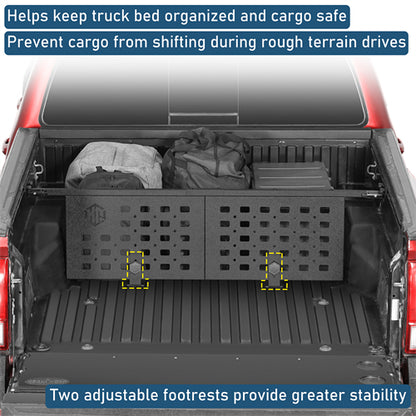 Bed Cargo Manager Divider For 2005-2023 Toyota Tacoma - Ultralisk4x4