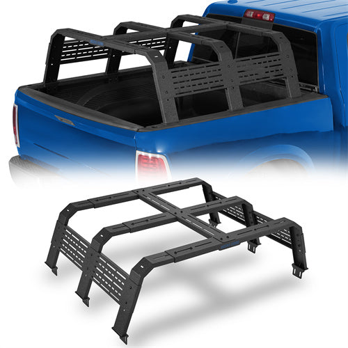 18.8" High Overland Bed Rack For 2007-2023 Toyota Tundra / 2005-2023 Tacoma(6' Bed) / 2009-2023 Ford F-150 & Raptor / 2009-2023 Ram 1500 - Ultralisk4x4