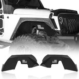 Jeep JK Black Front Inner Fender LinerS for 2007-2018 Jeep Wrangler JK - ultralisk4x4 ul2069 2