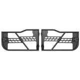 Black Steel Tubular Half Doors w/Side View Mirrors for 2018-2023 Jeep Wrangler JL 2-Door - Ultralisk 4x4 ul3046s 11