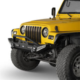 Jeep TJ Front Bumper w/Winch Plate for 1987-2006 Jeep Wrangler  YJ TJ - Ultralisk 4x4  ul1011s 2