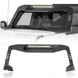 Bronco Madmax Windshield Frame Cover Amor Set w/LED Light Bar For 2021-2023 Ford Bronco - ultralisk4x4 ul8919s 1