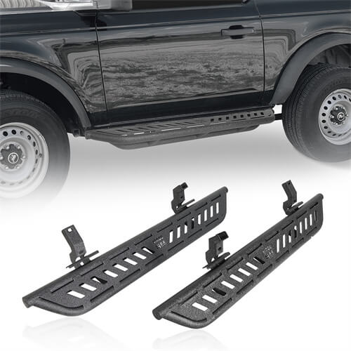 Ford Bronco 2-Door Nerf Side Step Bars 4x4 Truck Parts - Ultralisk4x4 UL8926S 1