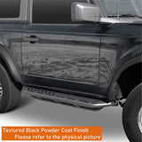 Ford Bronco 2-Door Nerf Side Step Bars 4x4 Truck Parts - Ultralisk4x4 UL8926S 4