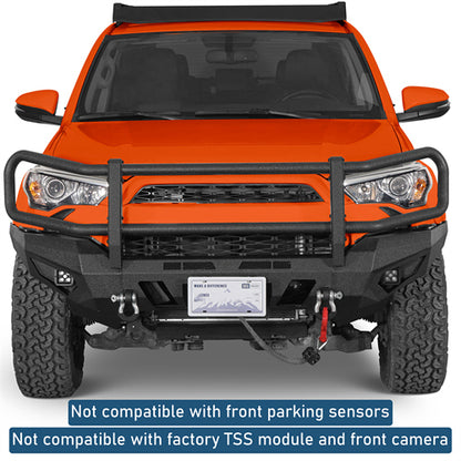 ExplorerX Front Bumper w/ Grille Guard For 2014-2024 Toyota 4Runner - Ultralisk4x4