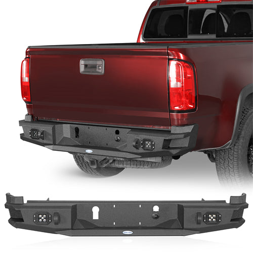 Aftermarket Rear Bumper For 2015-2022 Chevy Colorado GMC Canyon (Excluding ZR2 Models) - Ultralisk4x4