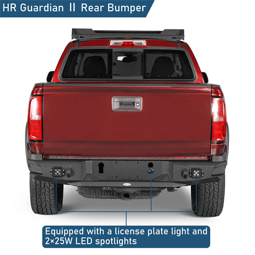 Aftermarket Rear Bumper For 2015-2022 Chevy Colorado GMC Canyon (Excluding ZR2 Models) - Ultralisk4x4