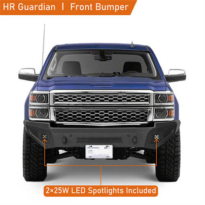 Off-Road Guardian Ⅰ Front Bumper For 2014-2015 Chevy Silverado 1500 - Ultralisk4x4