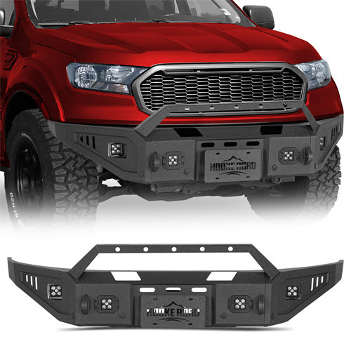 Front Bumper w/ Winch Plate For 2019-2023 Ford Ranger - Ultralisk4x4