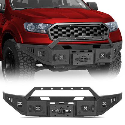 Front Bumper w/ Winch Plate For 2019-2023 Ford Ranger - Ultralisk4x4