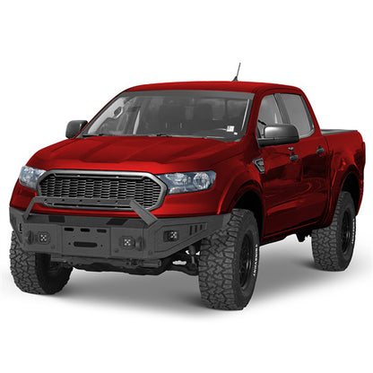 Front Bumper w/ Winch Plate For 2019-2023 Ford Ranger - Ultralisk4x4