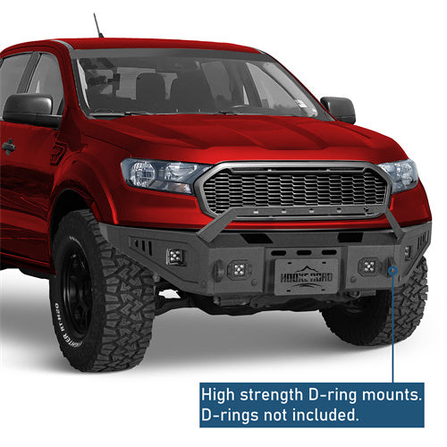 Front Bumper w/ Winch Plate For 2019-2023 Ford Ranger - Ultralisk4x4