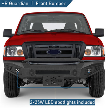 Front Bumper w/ LED Spotlights Included For 1998-2011 Ford Ranger - Ultralisk4x4