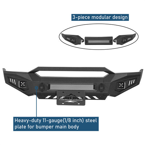 Front Bumper w/ LED Spotlights Included For 1998-2011 Ford Ranger - Ultralisk4x4