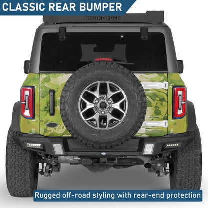 Classic Rear Bumper For Ford Bronco 2021-2026(Excluding Bronco Sport & Raptor)- Ultralisk4x4