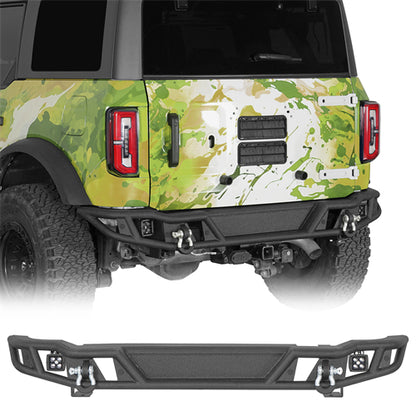 Tubular Rear Bumper For 2021-2026 Ford Bronco Excluding Raptor - Ultralisk4x4