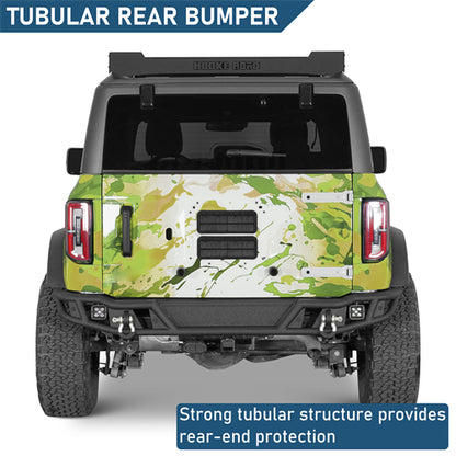 Tubular Rear Bumper For 2021-2026 Ford Bronco Excluding Raptor - Ultralisk4x4
