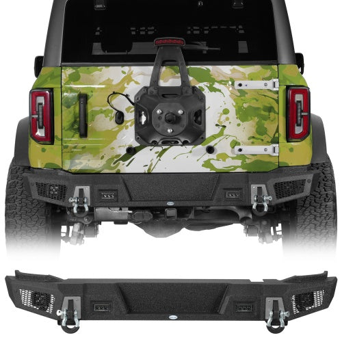Startum Rear Bumper For 2021-2026 Ford Bronco(Excluding Bronco Sport & Raptor) - Ultralisk4x4