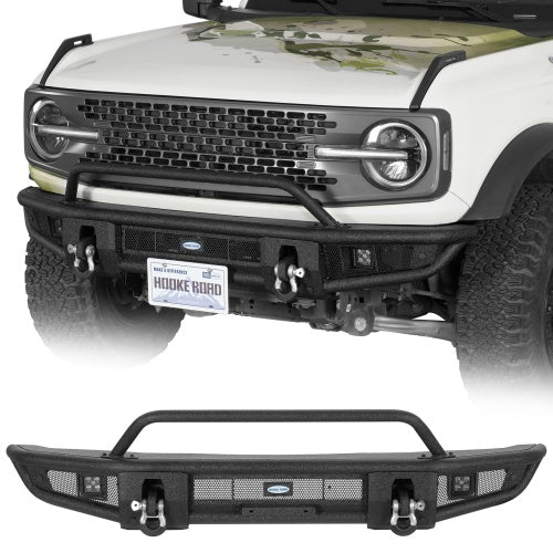 Tubular Front Bumper For 2021-2026 Ford Bronco(Excluding Bronco Sport & Raptor) - Ultralisk4x4