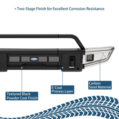 Tubular Front Bumper For 2021-2026 Ford Bronco(Excluding Bronco Sport & Raptor) - Ultralisk4x4