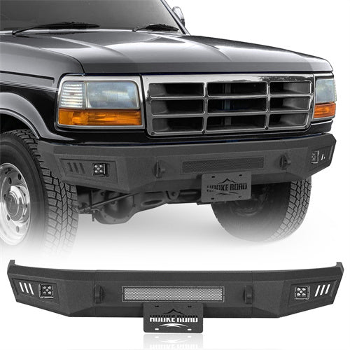 Aftermarket Front Bumper For 1992-1996 Ford Bronco F-150 F-250 F-350 - Ultralisk4x4