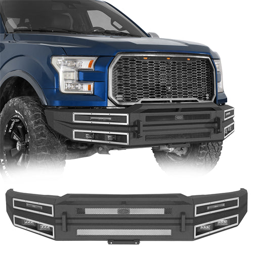 Immortal Front Bumper For 2015-2017 Ford F-150 (Excluding Raptor) - Ultralisk4x4